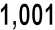 1,001